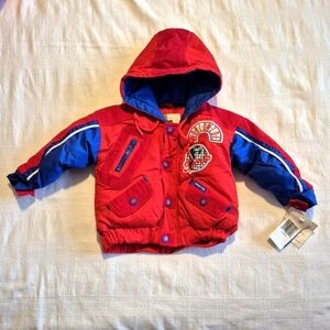 London Fog Vintage boys size 18 months zip up jacket NWT Dead Stock